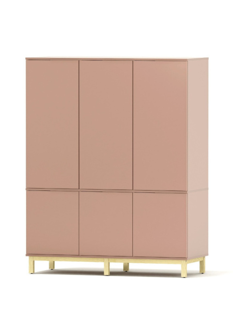 Szeroka szafa 150x60x190 cm z półkami lub drążkami - SZ-MODEL (2.3)