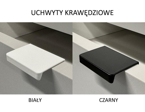 Wysyłka w 24h! Zestaw: Białe biurko B-DES5/2 120x60 z dostawką z szufladami D-DES5 39x60