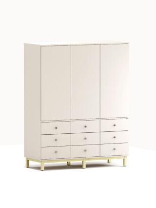 Szeroka szafa 150x60x190 cm z 9 szufladami - SZ-MODEL-2.3