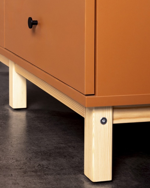 Dwudrzwiowa szafa z dwiema szufladami z nadstawką - na wymiar - SZ-MODEL (3.2)