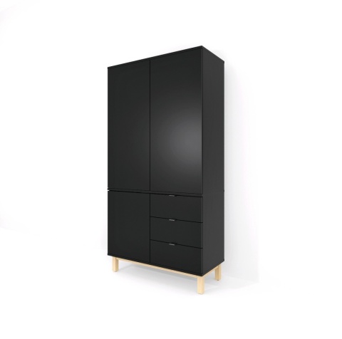 Dwudrzwiowa szafa z szafkami i szufladami - na wymiar - SZ-MODEL (2.2)